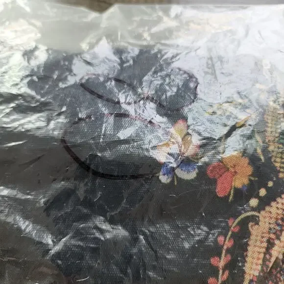 Desigual by Christian Lacoix XS pleated mesh waist Artsy Boho Festival floral - Picture 7 of 16